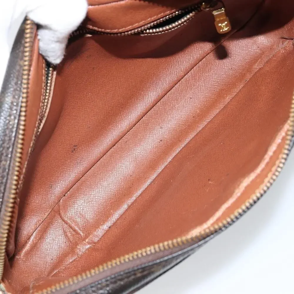 Louis Vuitton Monogram Marly Dragonne GM Clutch Bag Brown